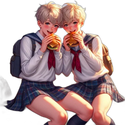 food, pixel art, anime, concept art transparent PNG cut-out