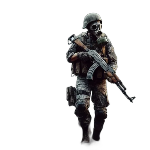 weapon, mask, animal, creature transparent PNG cut-out