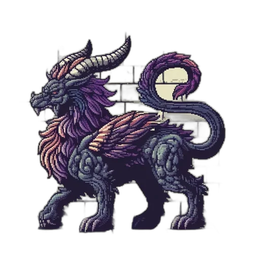 dragon, animal, creature, staff transparent PNG cut-out