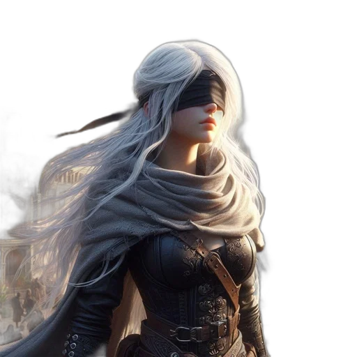 fantasy art, concept art, comic book art, photorealistic transparent PNG cut-out