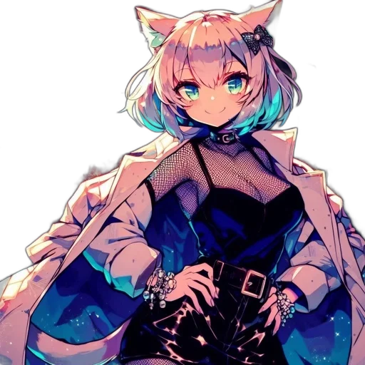 jacket, staff, dress, animal transparent PNG cut-out