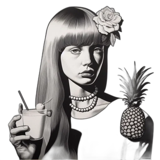 crown, flower, photorealistic, cartoon transparent PNG cut-out