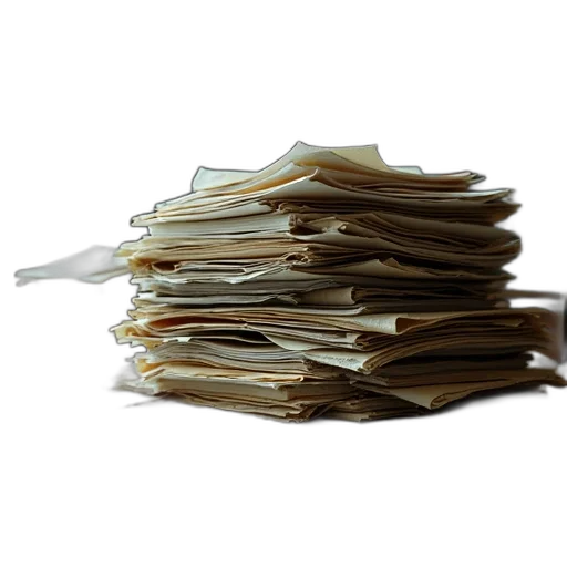 cluttered, office, space, large transparent PNG cut-out