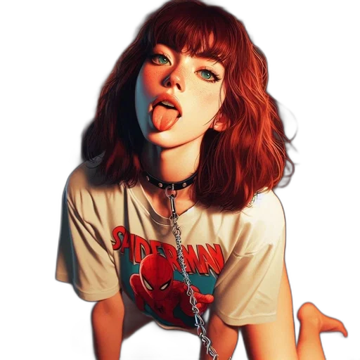 face, jacket, creature, hair transparent PNG cut-out