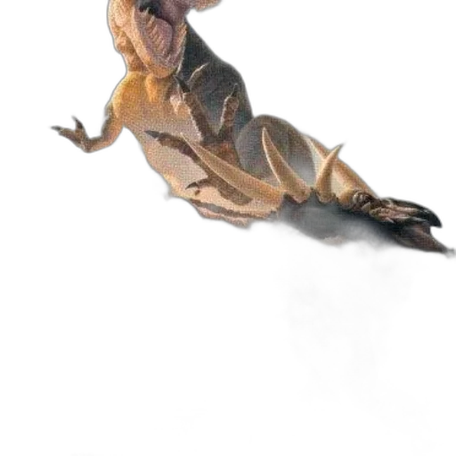 dragon, animal, creature, staff transparent PNG cut-out