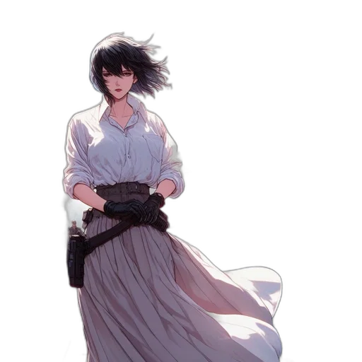dress, sword, weapon, staff transparent PNG cut-out