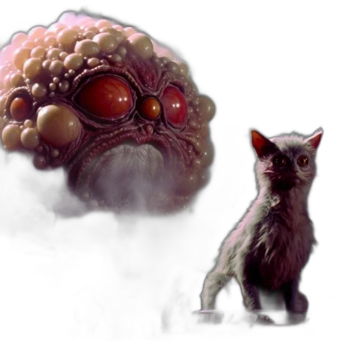 creature, mask, animal, concept art transparent PNG cut-out