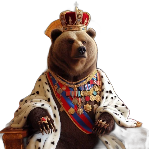 crown, animal, jewelry, photorealistic transparent PNG cut-out