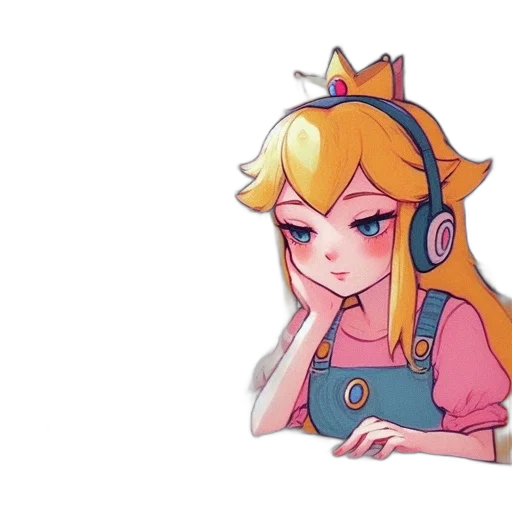crown, dress, staff, face transparent PNG cut-out