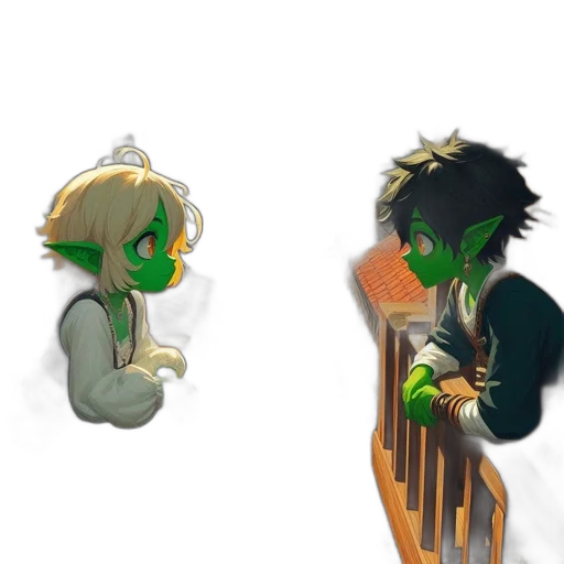 concept art, pixel art, 3d render, fantasy art transparent PNG cut-out