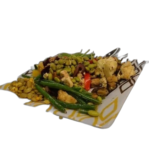 food, crown, 3d render, plate transparent PNG cut-out