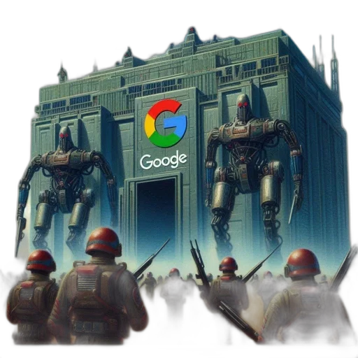 robot, building, weapon, concept art transparent PNG cut-out