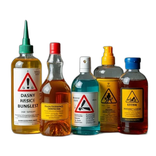 bottle, some, class, hazardous transparent PNG cut-out
