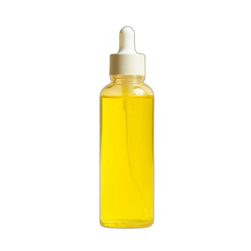 bottle, yellow, jojoba, oil transparent PNG cut-out