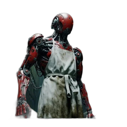 dress, robot, creature, mask transparent PNG cut-out
