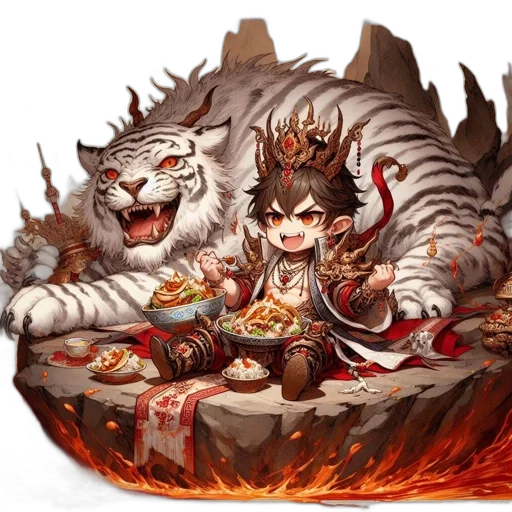 food, dragon, concept art, fantasy art transparent PNG cut-out