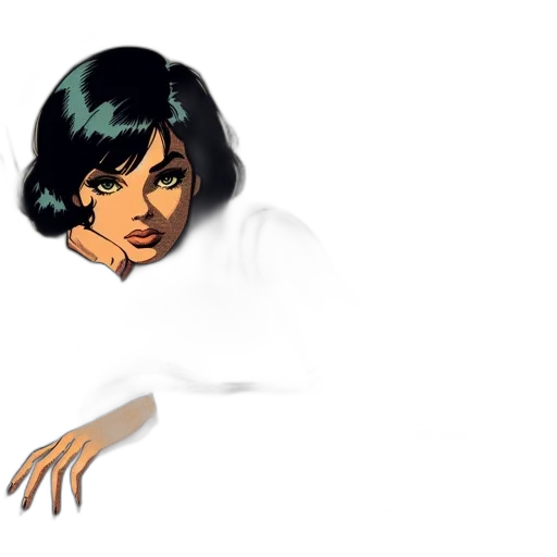 face, hair, creature, mask transparent PNG cut-out