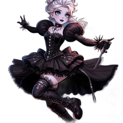 dress, staff, concept art, fantasy art transparent PNG cut-out