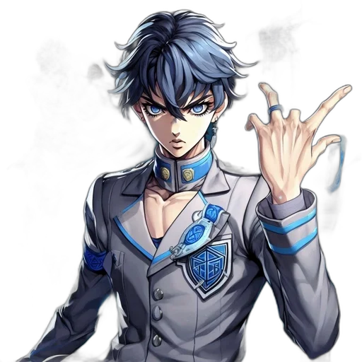staff, jacket, weapon, anime transparent PNG cut-out