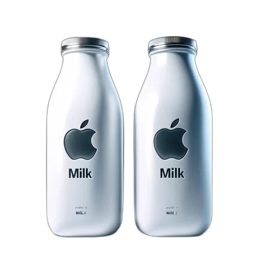 bottle, 3d render, photorealistic, two transparent PNG cut-out