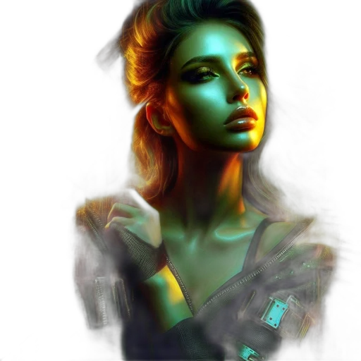 face, photorealistic, concept art, fantasy art transparent PNG cut-out