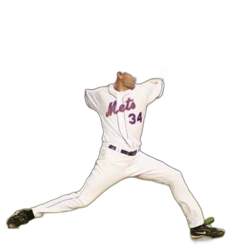 concept art, photorealistic, pitcher, mets transparent PNG cut-out