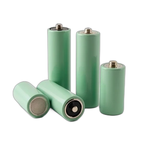 green, pastel, four, batteries transparent PNG cut-out