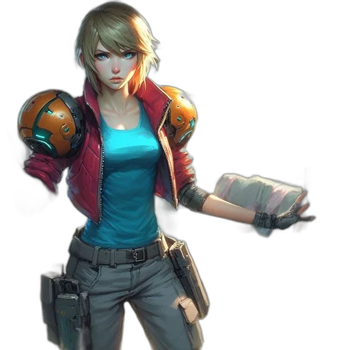 jacket, weapon, staff, concept art transparent PNG cut-out