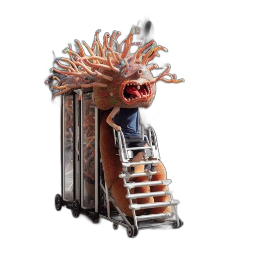 creature, robot, dragon, furniture transparent PNG cut-out