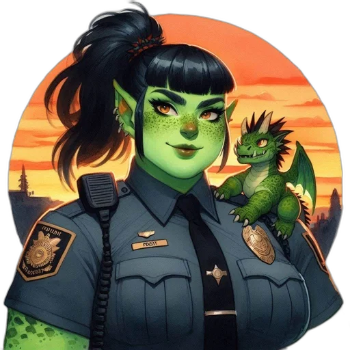 staff, dragon, creature, face transparent PNG cut-out