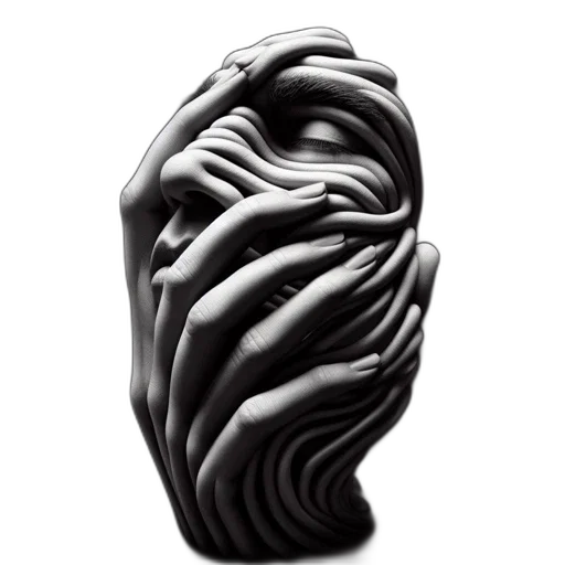 mask, face, hair, crown transparent PNG cut-out