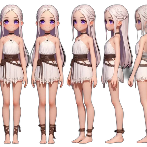 dress, concept art, 3d render, fantasy art transparent PNG cut-out