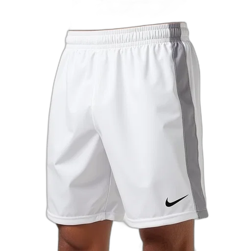 white, nike, shorts, grey transparent PNG cut-out