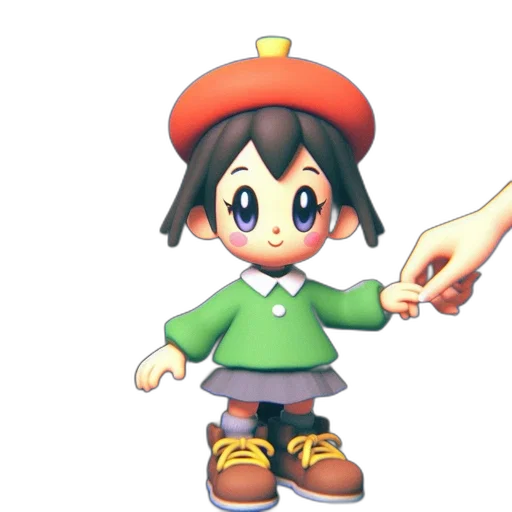 staff, hat, weapon, creature transparent PNG cut-out