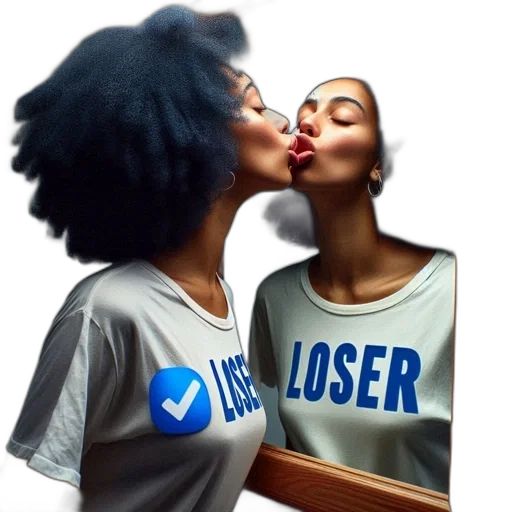photorealistic, woman, afro, leans transparent PNG cut-out