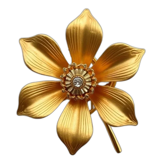 flower, crown, jewelry, staff transparent PNG cut-out
