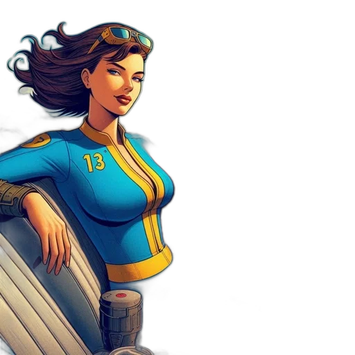 comic book art, concept art, fantasy art, pixel art transparent PNG cut-out