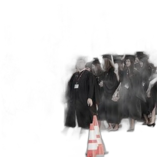 staff, hat, umbrella, dress transparent PNG cut-out