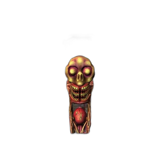mask, staff, weapon, creature transparent PNG cut-out