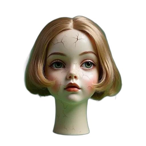 face, mask, staff, creature transparent PNG cut-out
