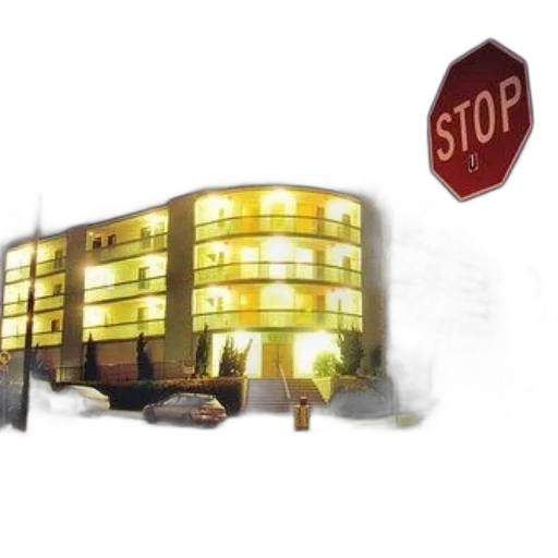 building, concept art, 3d render, photorealistic transparent PNG cut-out