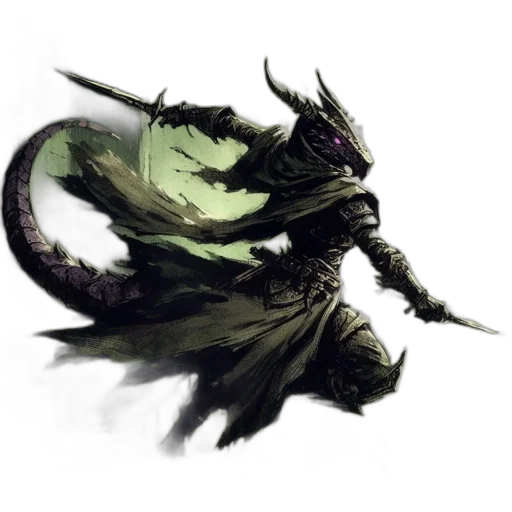 dragon, sword, weapon, staff transparent PNG cut-out
