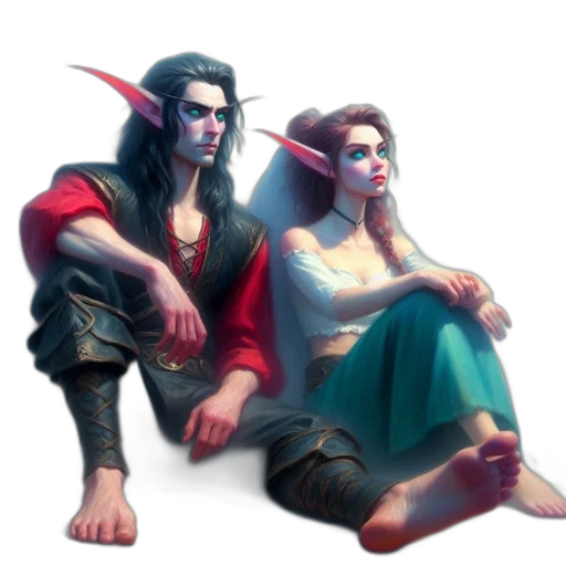 fantasy art, concept art, pixel art, comic book art transparent PNG cut-out