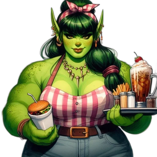 food, concept art, comic book art, fantasy art transparent PNG cut-out