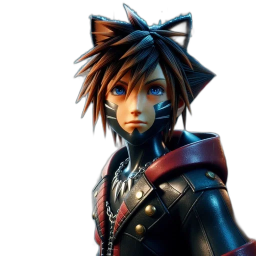 3d render, concept art, fantasy art, anime transparent PNG cut-out