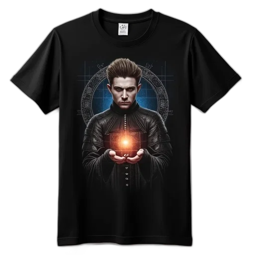 pixel art, comic book art, black, t-shirt transparent PNG cut-out