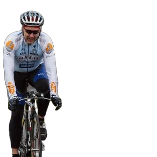 two, cyclists, matching, uniforms transparent PNG cut-out