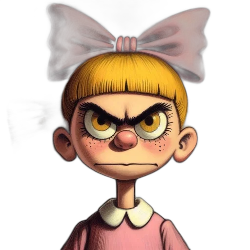 staff, face, dress, creature transparent PNG cut-out