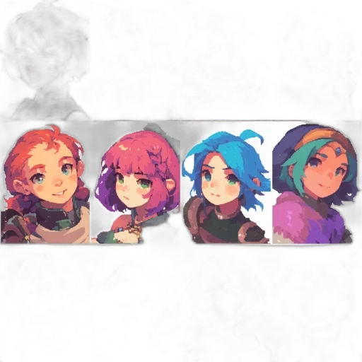 staff, pixel art, fantasy art, anime transparent PNG cut-out