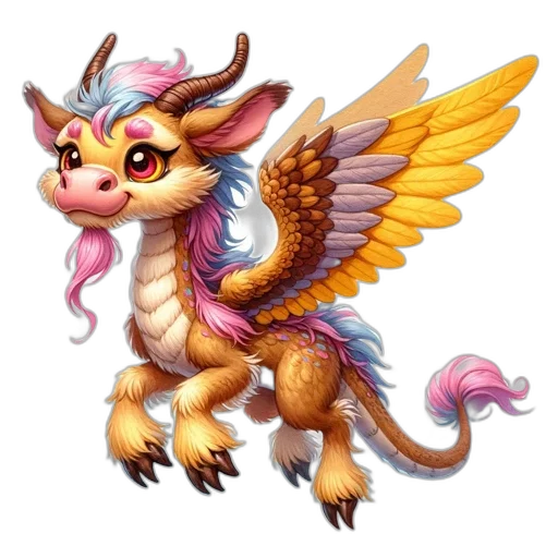 dragon, staff, fantasy art, concept art transparent PNG cut-out